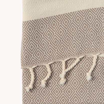 Turkish Cotton Hand Towel - Diamond