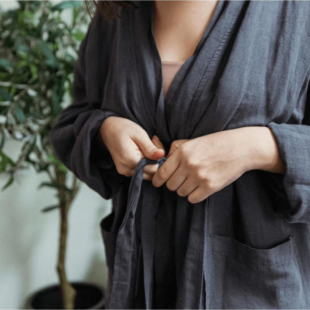 Turkish Linen Robe - Odyssey Iron