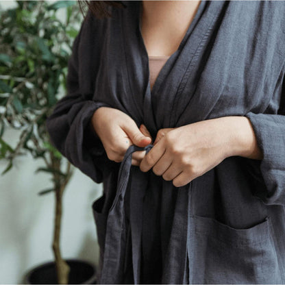 Turkish Linen Robe - Odyssey Iron