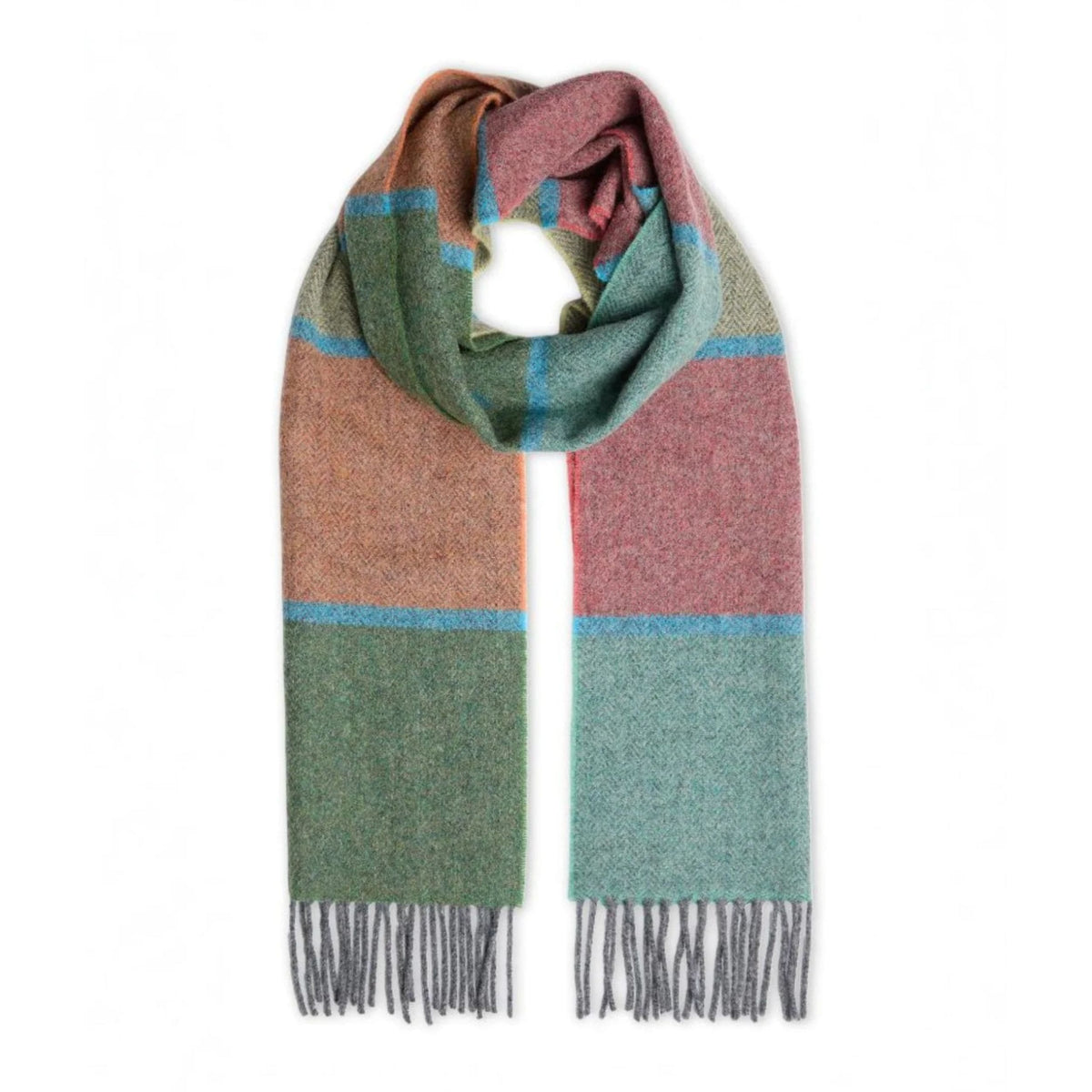 Summer Stripe Lambswool Scarf