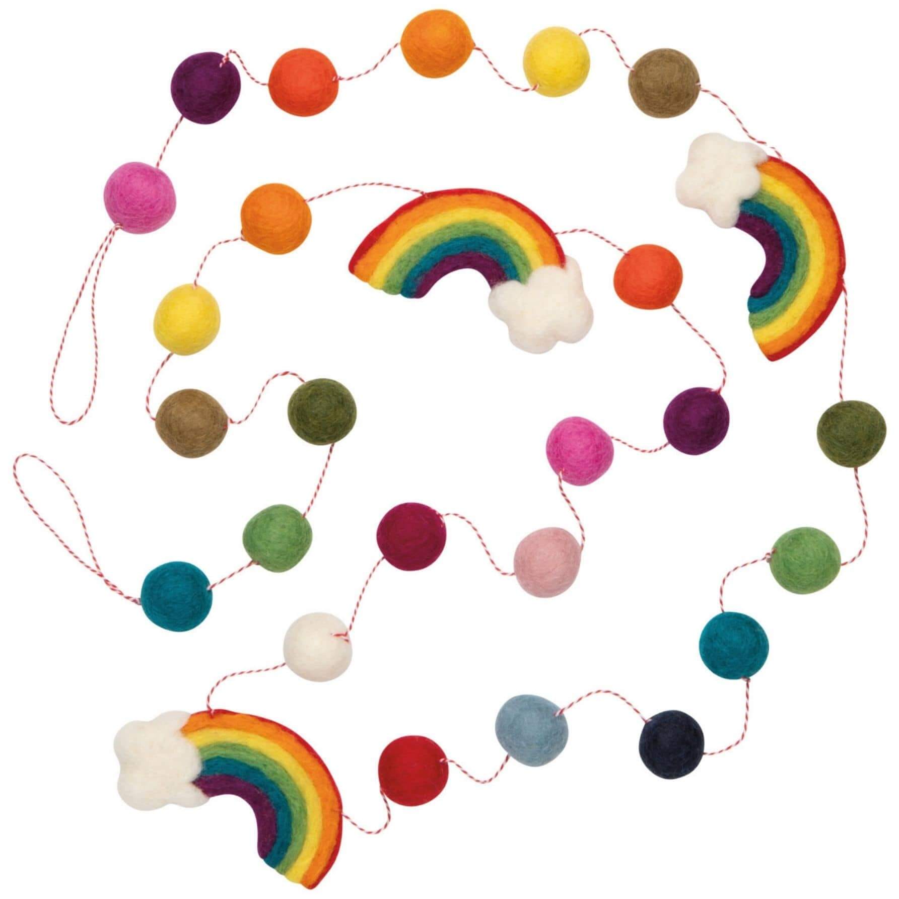 Felted Wool Garland - Love is Love-Home-Pretty Clean Shop