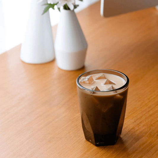 Vero Latte Glass 12oz - Smoke
