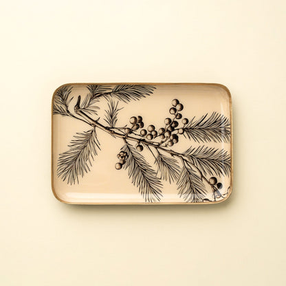 Decorative Enameled Tray
