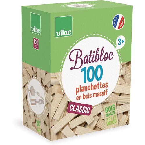 Wooden Building Set - 100 pieces - by VILAC