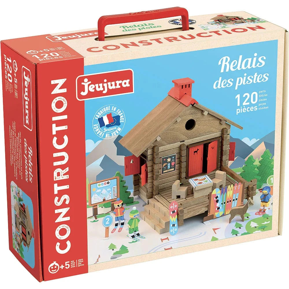 Wooden Snow Resort Chalet 120 pieces-Construction Set Toys-Pretty Clean Shop