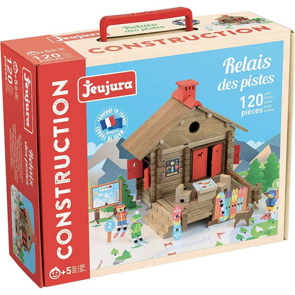 Wooden Snow Resort Chalet 120 pieces-Construction Set Toys-Pretty Clean Shop