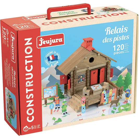 Wooden Snow Resort Chalet 120 pieces-Construction Set Toys-Pretty Clean Shop