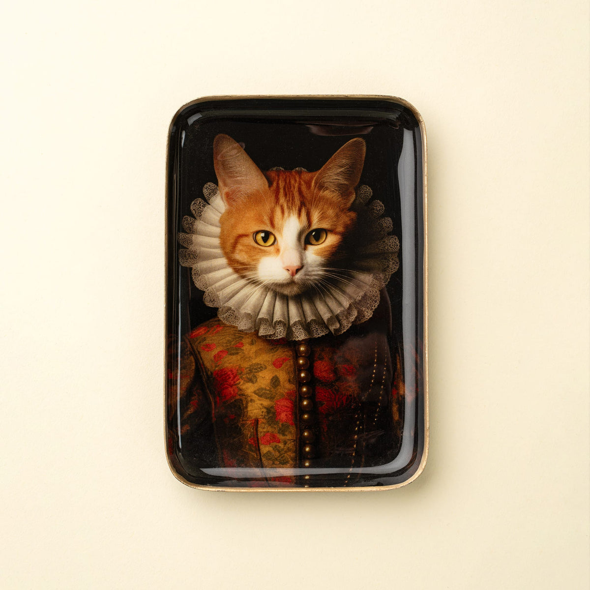 Decorative Enameled Tray