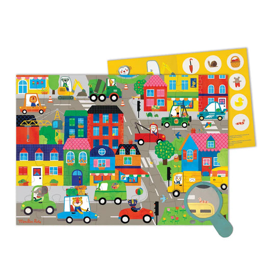 Popipop - In Town! Puzzle - 48 pcs | prettycleanshop.myshopify.com