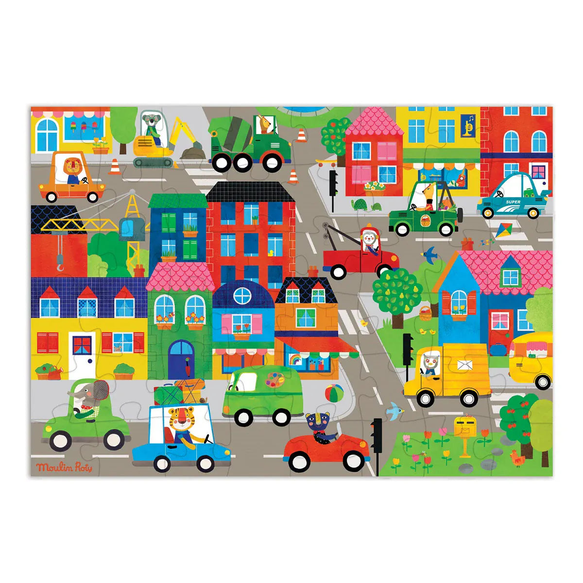 Popipop - In Town! Puzzle - 48 pcs | prettycleanshop