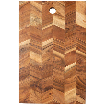 Acacia Chevron Serving Boards