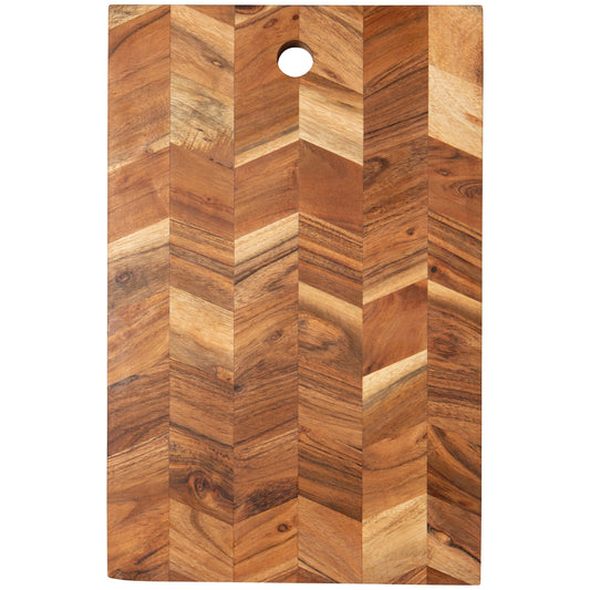 Acacia Chevron Serving Boards