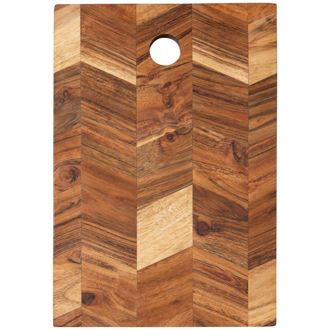 Acacia Chevron Serving Boards