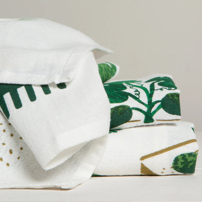 Tea Towels Floursack 100% Cotton - Set of 3 Get Growing Bakers