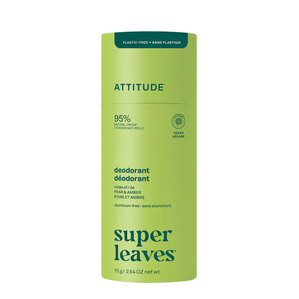 Plastic Free Natural Deodorant - Pear & Amber