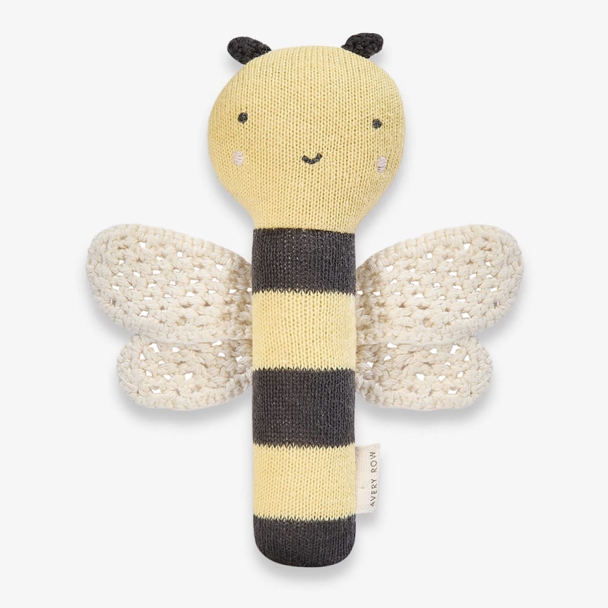 Knitted Cotton Baby Rattle