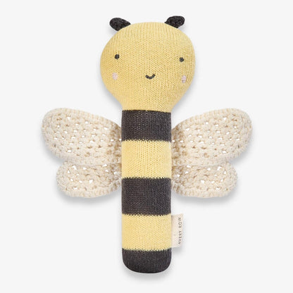 Knitted Cotton Baby Rattle