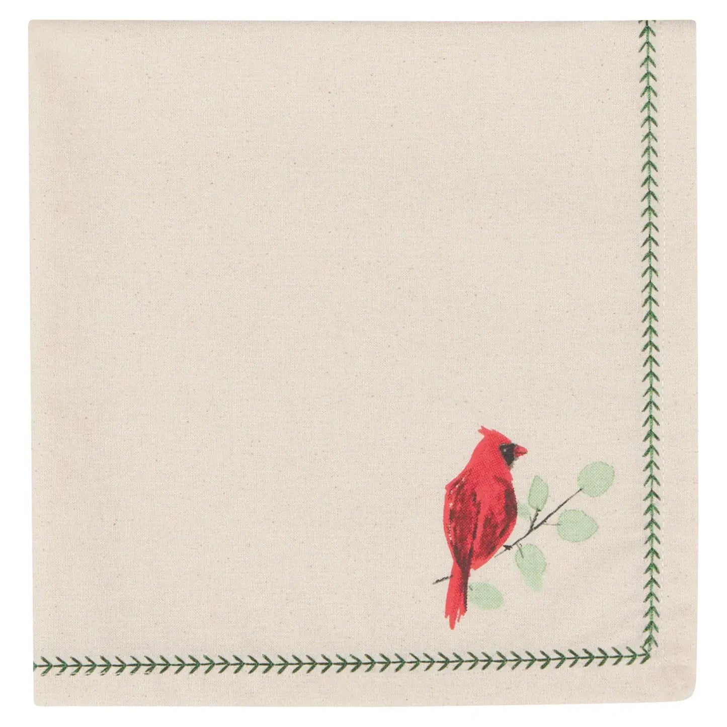Forest Bird Printed Napkin - Set of 4-Home-Pretty Clean Shop