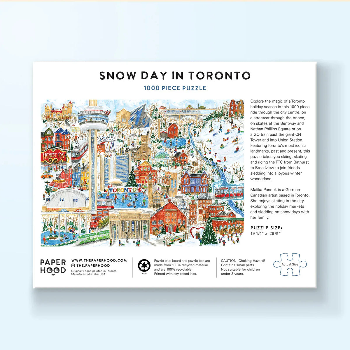 'Snow Day in Toronto' 1,000-Piece Puzzle