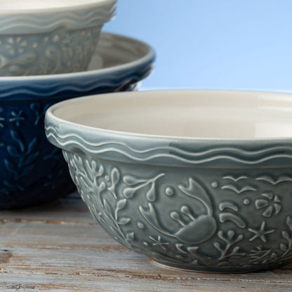Ceramic Mixing Bowl Nautical - 2.7L | prettycleanshop