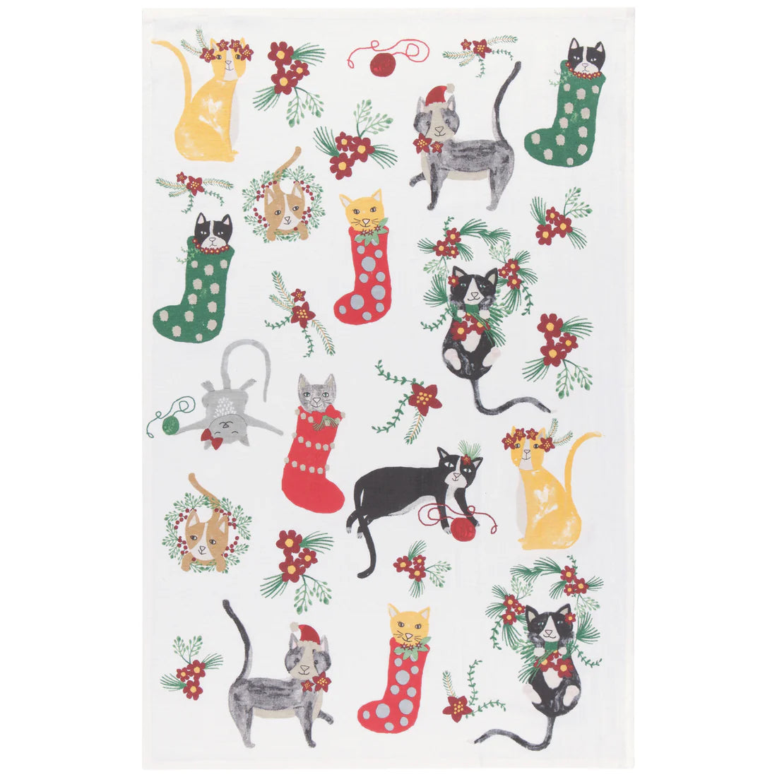 Kitchen Tea Towels Floursack 100% Cotton - Holidays Sets of 3