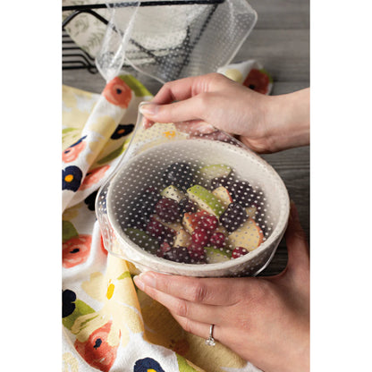 Clear Silicone Stretch Wrap - Set of 3