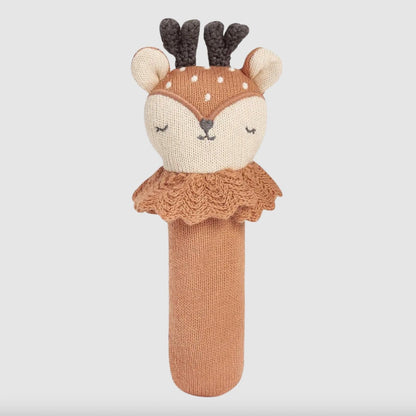 Knitted Cotton Baby Rattle
