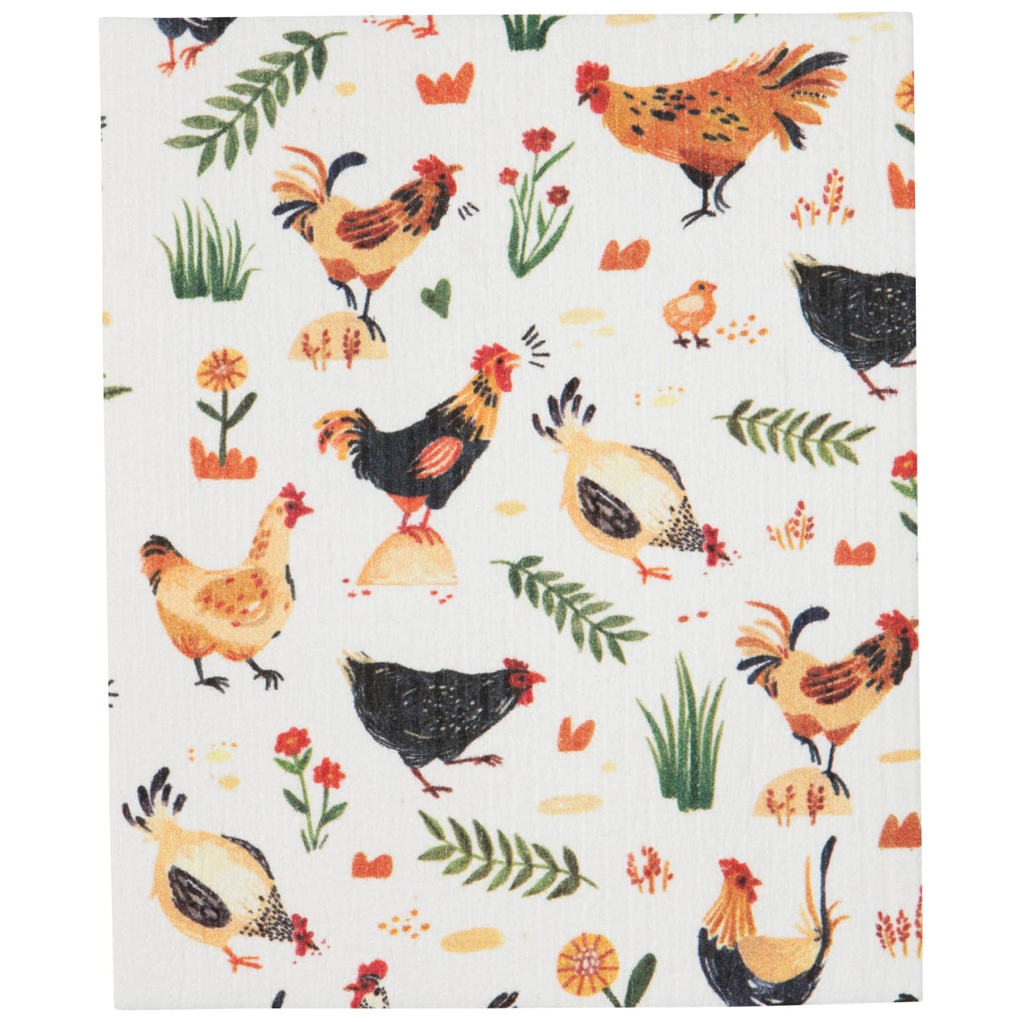 Reusable Eco Dishcloth Roll - Countryside