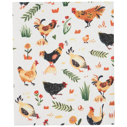 Reusable Eco Dishcloth Roll - Countryside