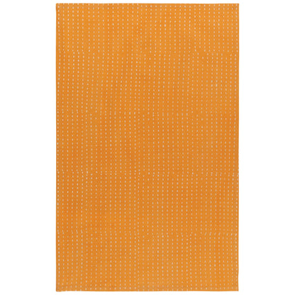 Hand Block-Printed Cotton Kitchen Tea Towels - Field Set of 2