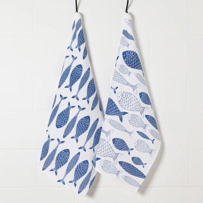 Kitchen Tea Towels Floursack 100% Cotton - Set of 2
