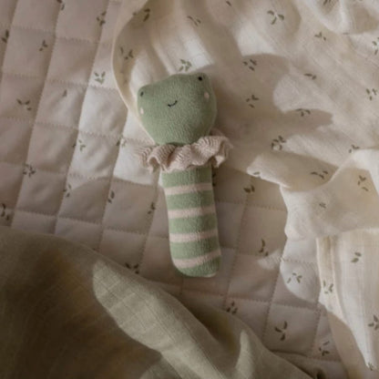 Knitted Cotton Baby Rattle