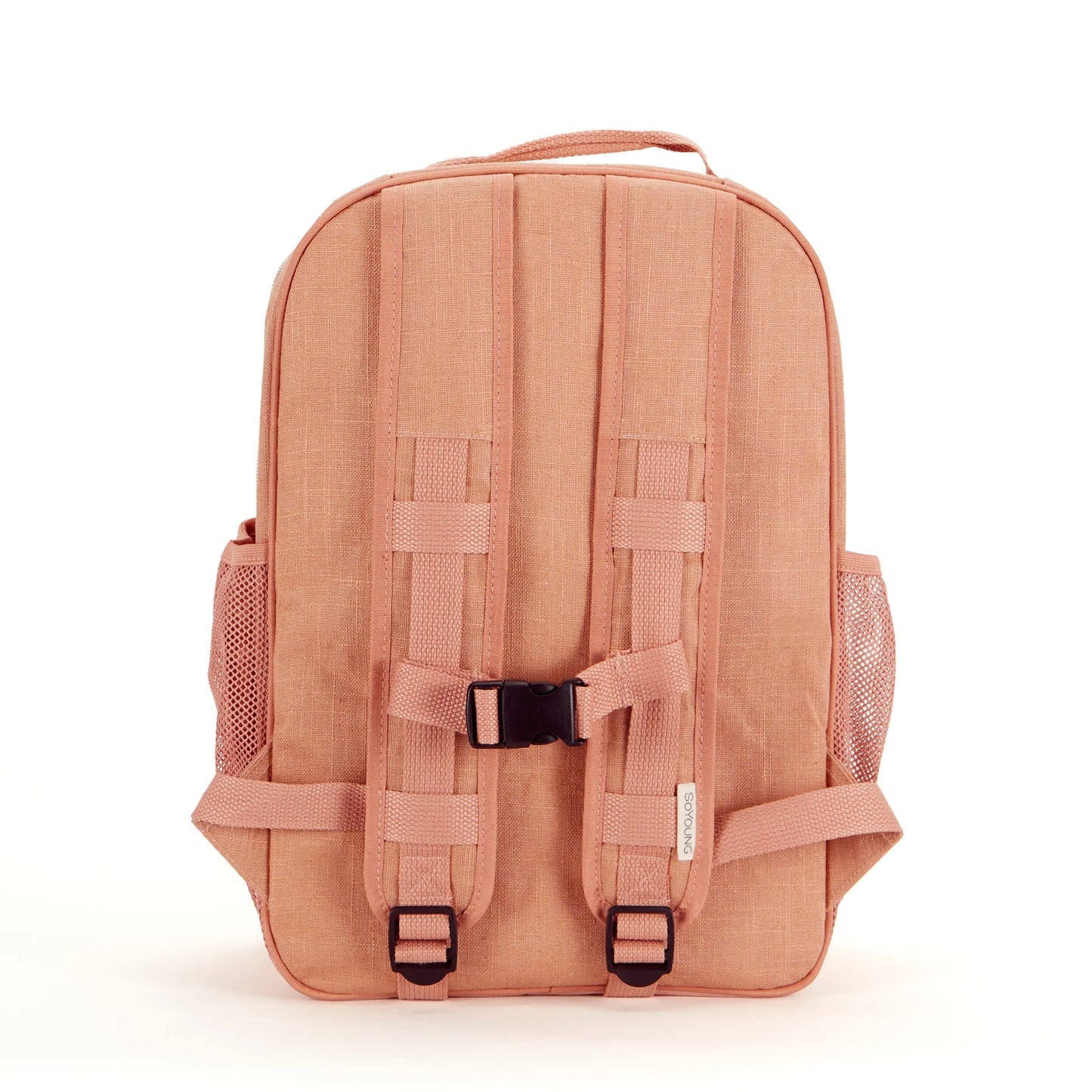 Kids Linen Backpack Sunrise Muted Clay by SoYoung