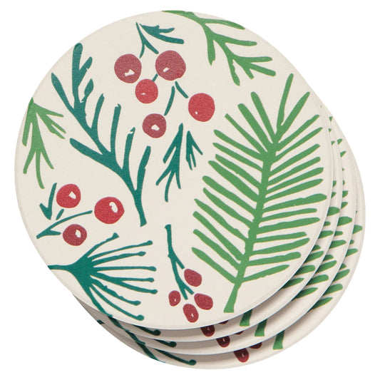 Ceramic Soak Up Coaster - Bough & Berry