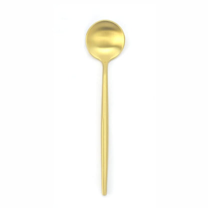 Small Metal Spoon - Gold Finish | prettycleanshop