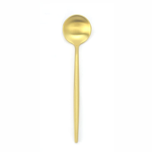 Small Metal Spoon - Gold Finish | prettycleanshop.myshopify.com