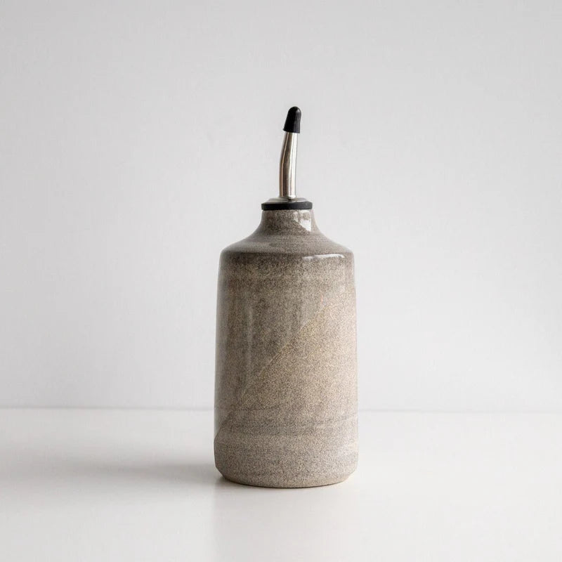 Artisanal Ceramic Large Oil Cruet