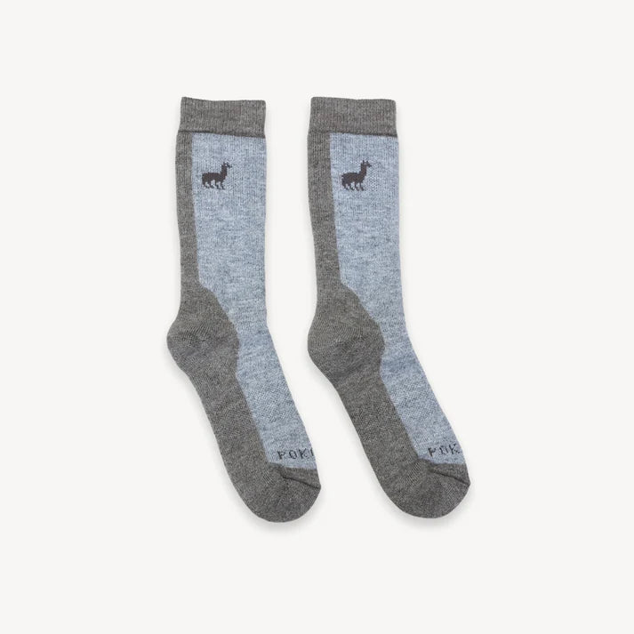 Alpaca Socks - Hiker - Griege