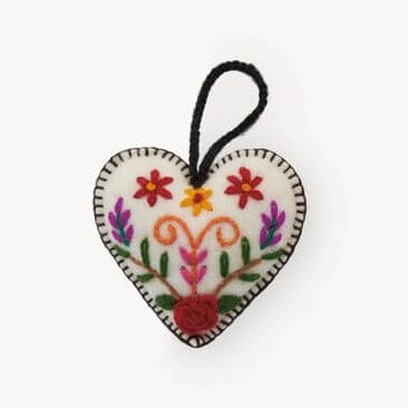 Hand Embroidered Ornaments - Assorted Styles