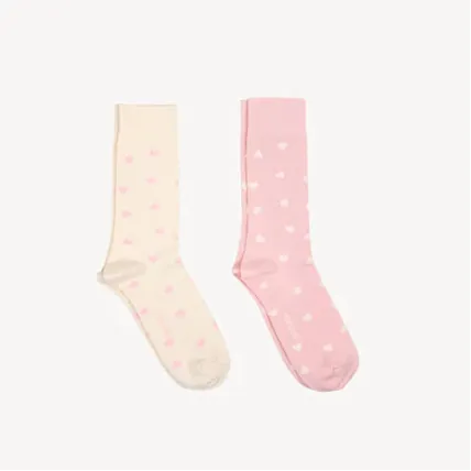 Pima Kids Socks - Have a Heart - Pack of 2 | prettycleanshop.myshopify.com