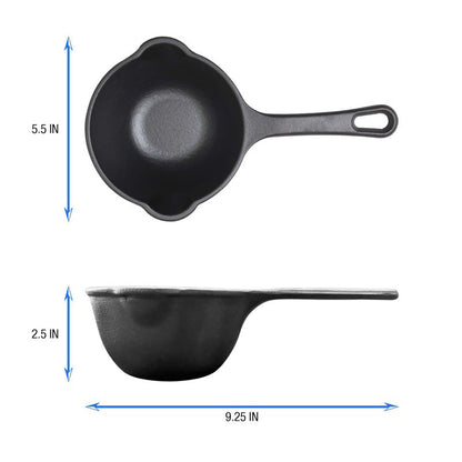Cast Iron Mini Saucepan - 0.4L