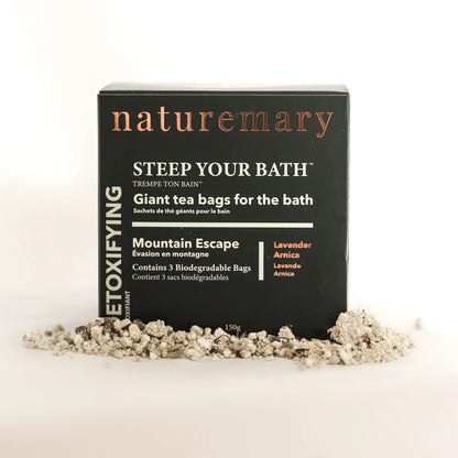Naturemary Bath Tea Bags - Mountain Escape Detoxifying Blend - Lavender Arnica