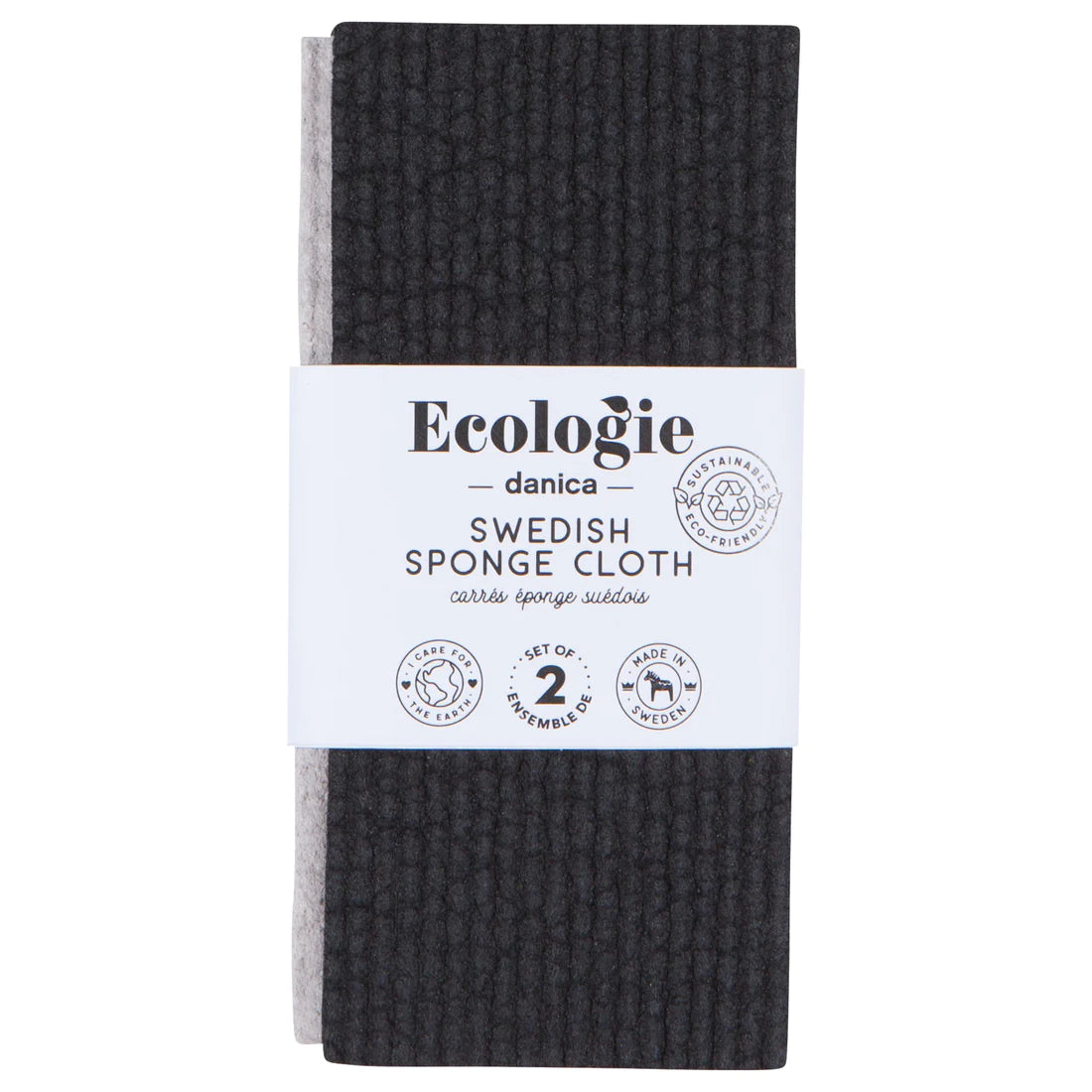 Swedish Sponge Cloths Solid Colours - Set of 2
