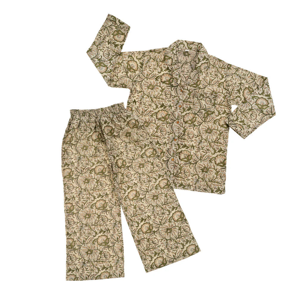 Pallavi Block Print Pyjama Set