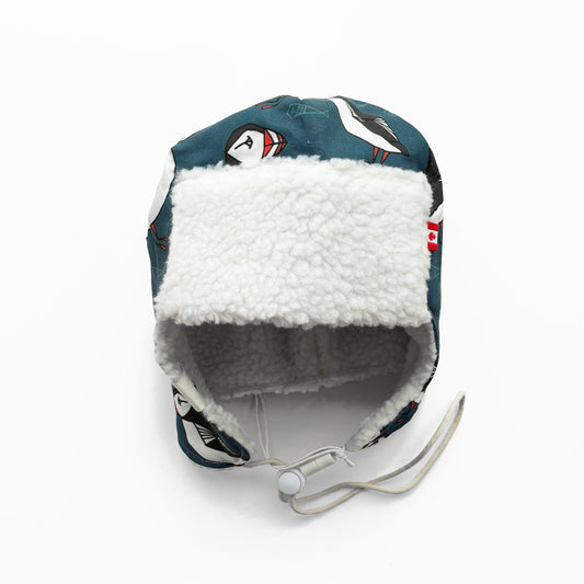Kids Pilot Hat - Blue Puffin