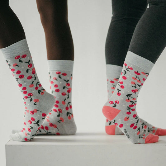 Pima Socks - Cherry - Pack of 2 | prettycleanshop.myshopify.com