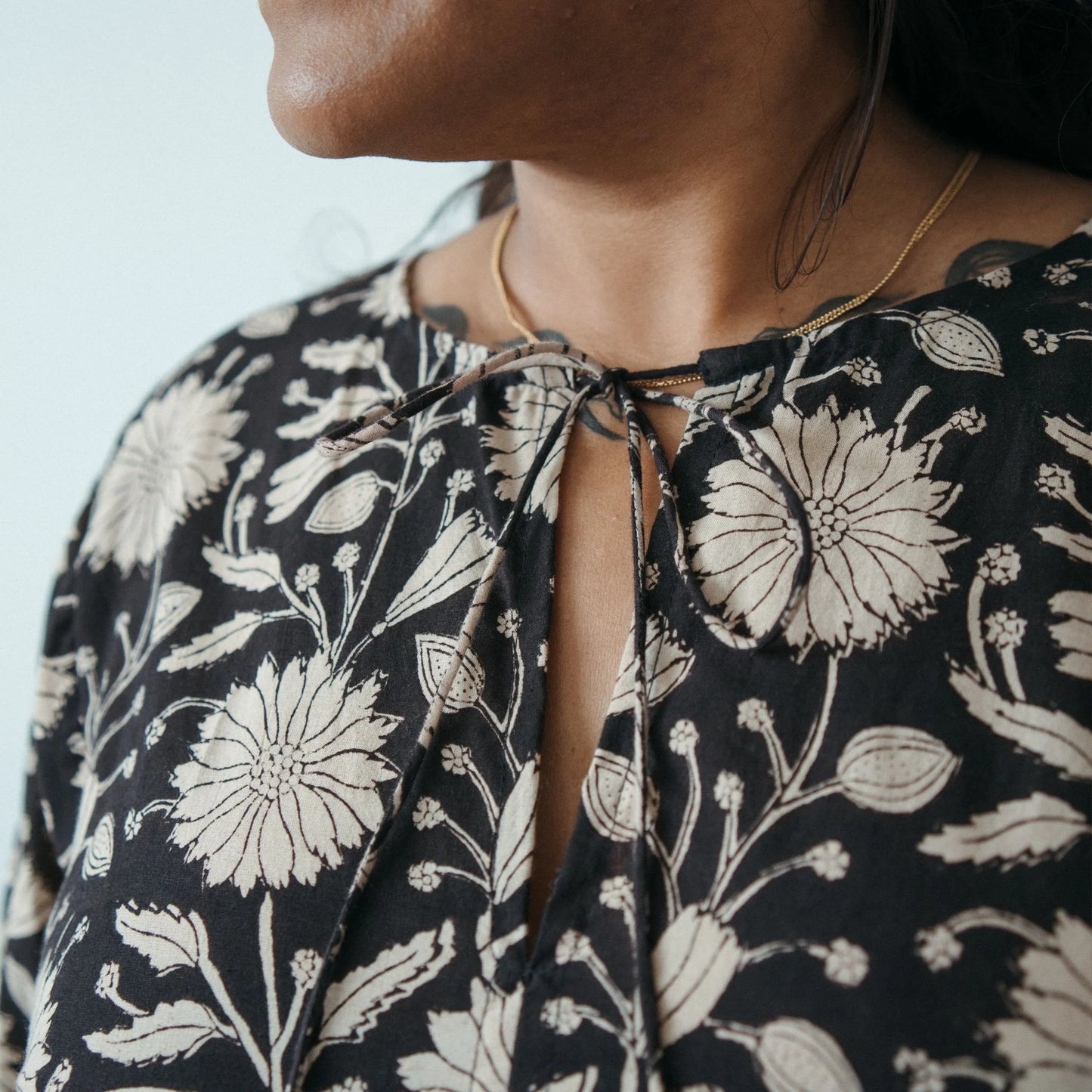 Mira Mini Dress - Night Flower