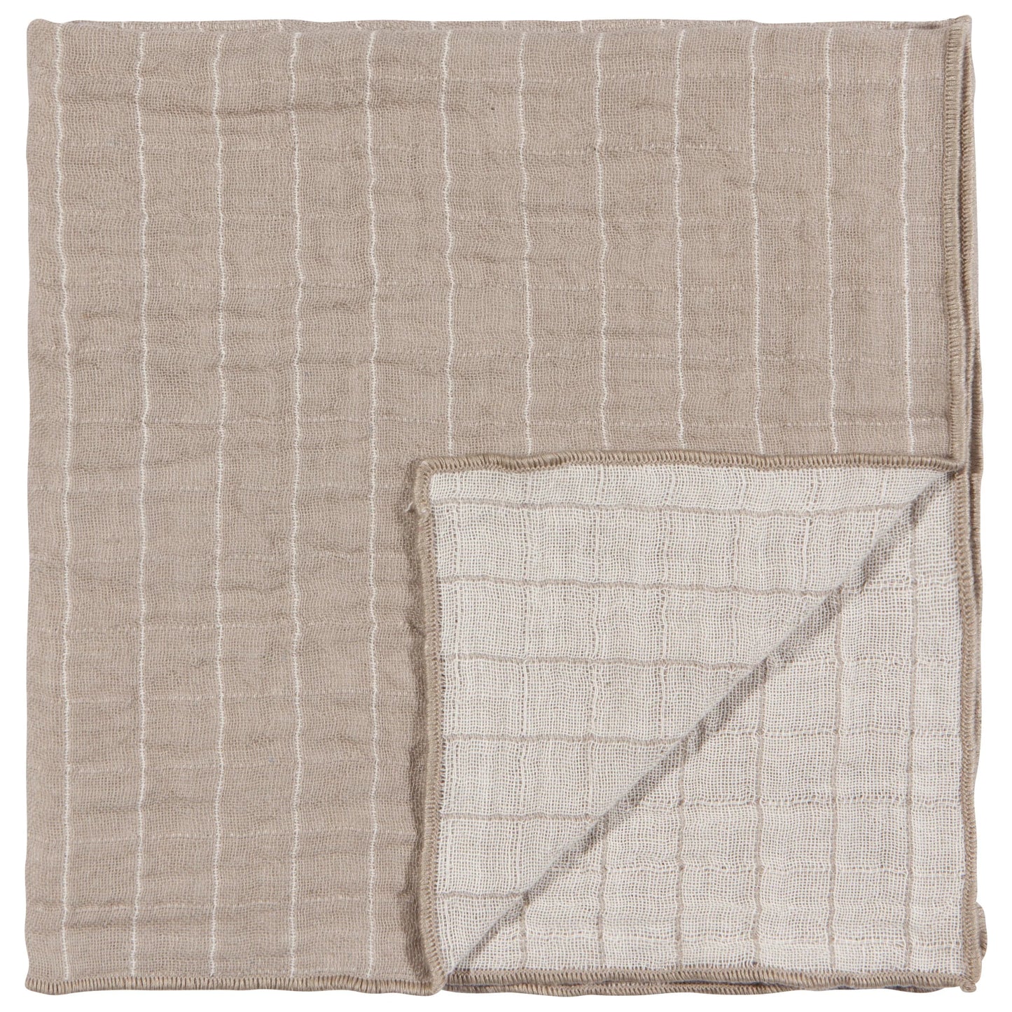 Napkins Double Weave 100% Cotton Set of 2 - Dove Gray