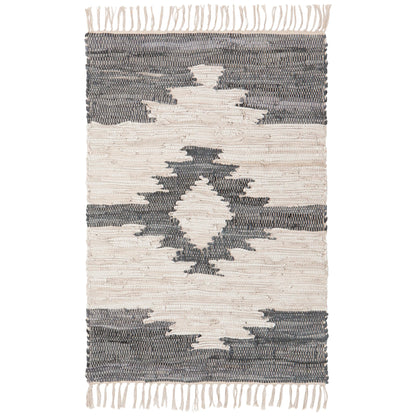 Recycled Leather Chindi Rugs