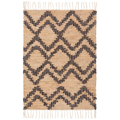 Recycled Leather Chindi Rugs